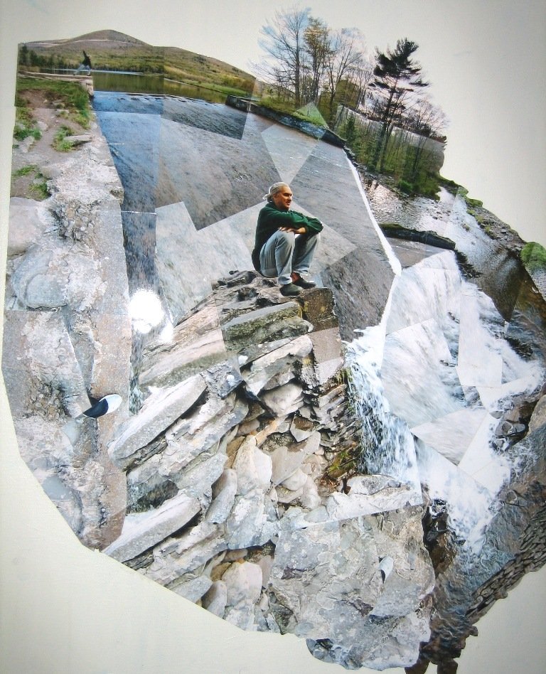 Contemplation, photomontage by Beth Woronoff, 2006