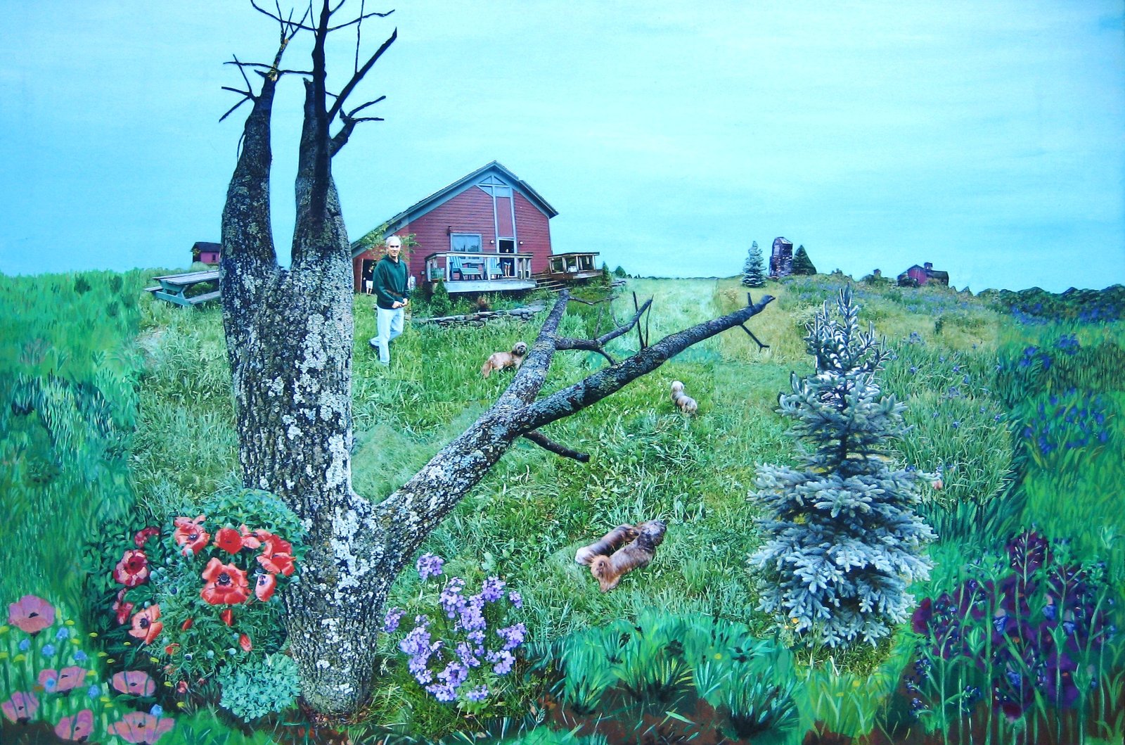 A Home, photomontage by Beth Woronoff, 2002