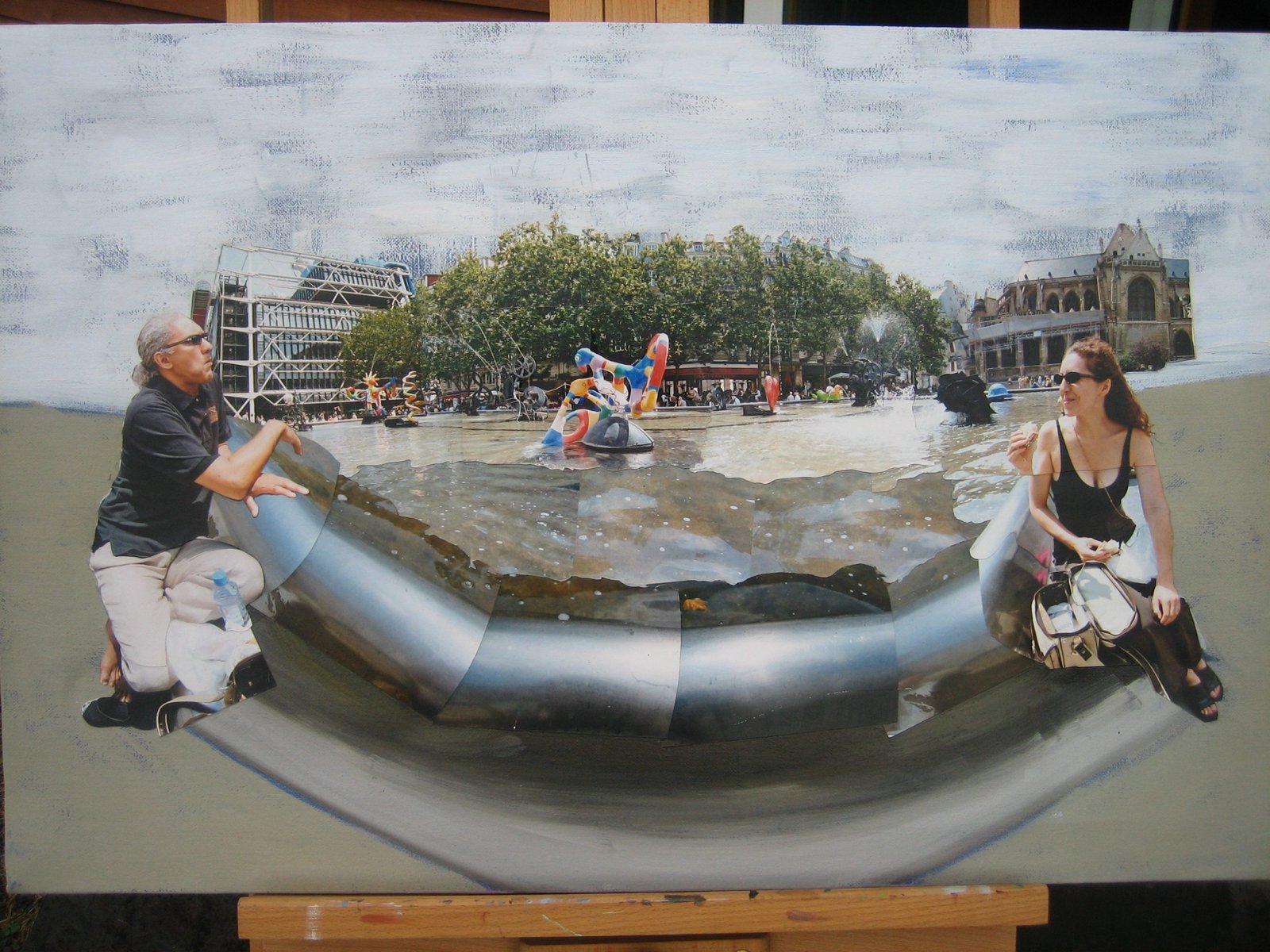 That was Then, photomontage by Beth Woronoff, 2006