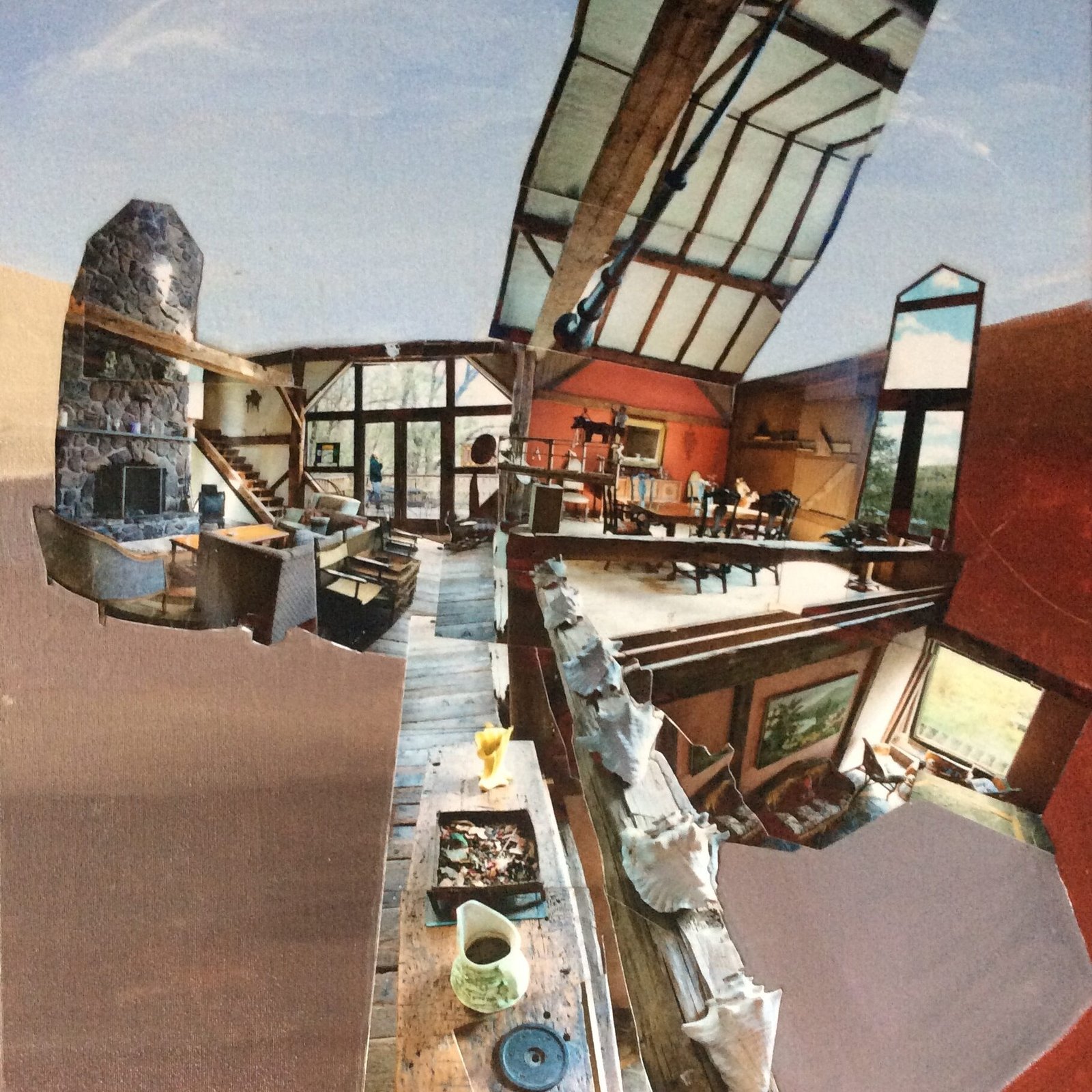 Barn, photomontage by Beth Woronoff, 2006